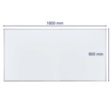 thumbnail of FRANKEN Whiteboard 180 x 90 cm, Schreibtafel X-tra!Line, lackiert, magnetisch, beschreibbar, trocken abwischbar, mit Aluminiumrahmen, Magnettafel