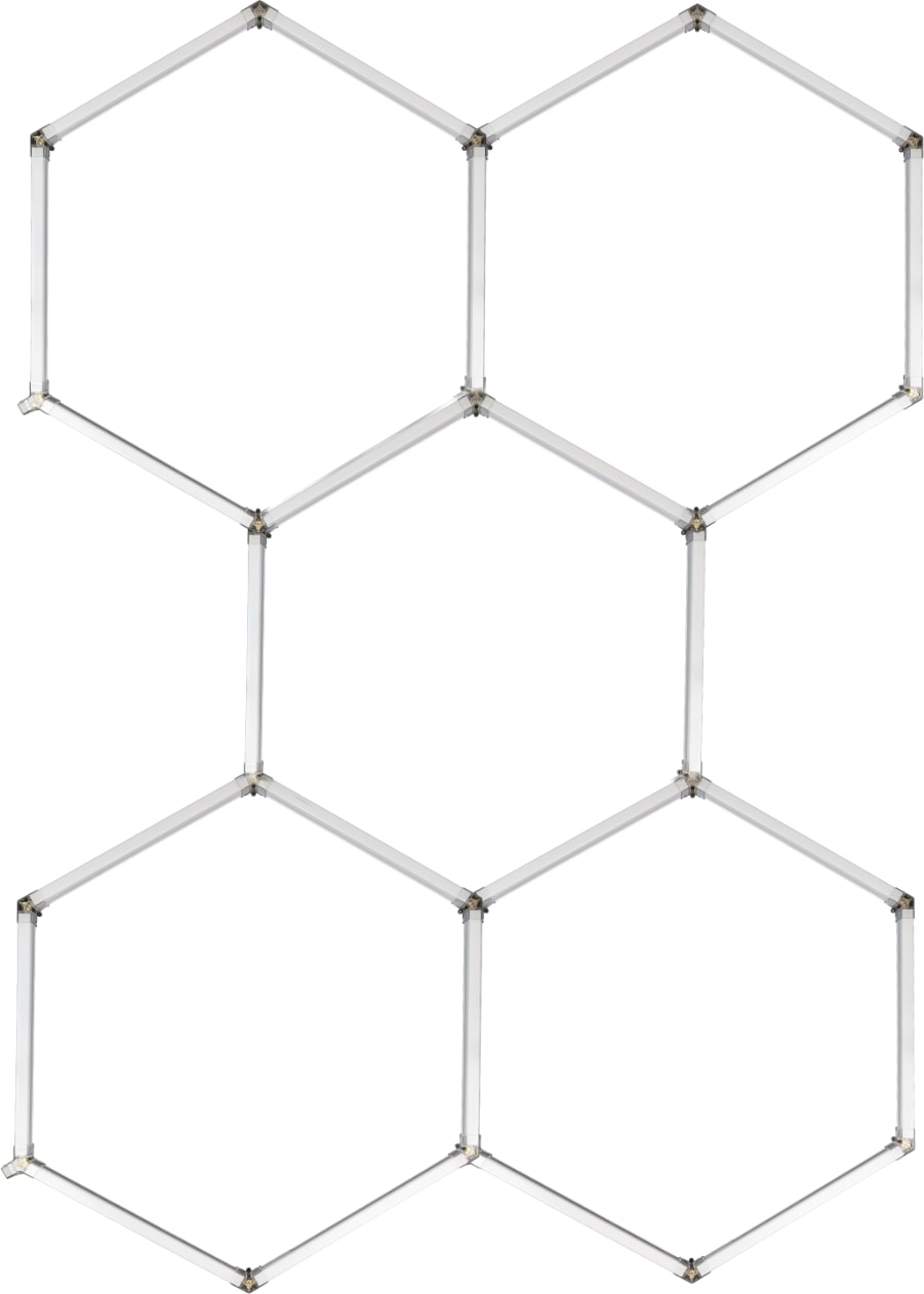 LUXULA LED Dekoleuchte LX300331 192 W 6500 K kaltweiß weiß