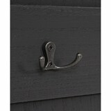thumbnail of Wandgarderobe | HxBxT 91x60x10cm | 6 Haken | Dunkelgrau shabby | Garderobe Garderobenpaneel