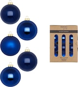 thumbnail of 24 Weihnachtskugeln Glas 3cm Christbaumkugeln Weihnachtsbaumkugeln Weihnachten Christbaumschmuck Weihnachtsbaumschmuck Dunkelblau Royalblau