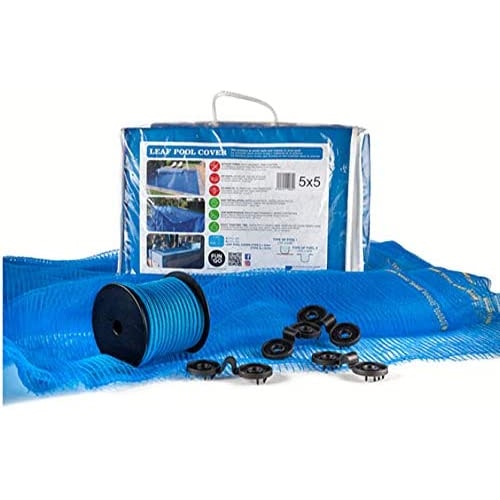 Fun & Go 81033 Cobertura para piscina com rede de folhas, multicolor, 4x4 m
