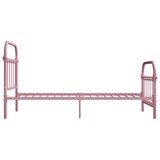 thumbnail of vidaXL Bettgestell Rosa Metall 90×200 cm