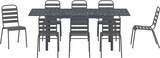thumbnail of vidaXL 9-teiliges Essset 9 pcs Dunkelgrau Groß