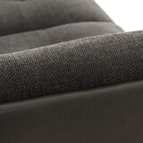thumbnail of Großes 4-Sitzer Bi-Material-Sofa schwarz