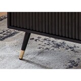 thumbnail of Couchtisch 110x60x43 cm Schwarz mit Eiche-Dekor Wohnzimmertisch, Sofatisch Rechteckig mit Stauraum, Kaffeetisch mit Schubladen, Tisch Wohnzimmer mit