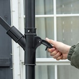 thumbnail of Outsunny Ombrellone da Giardino 3x2 m a Braccio con Base a Croce Blu