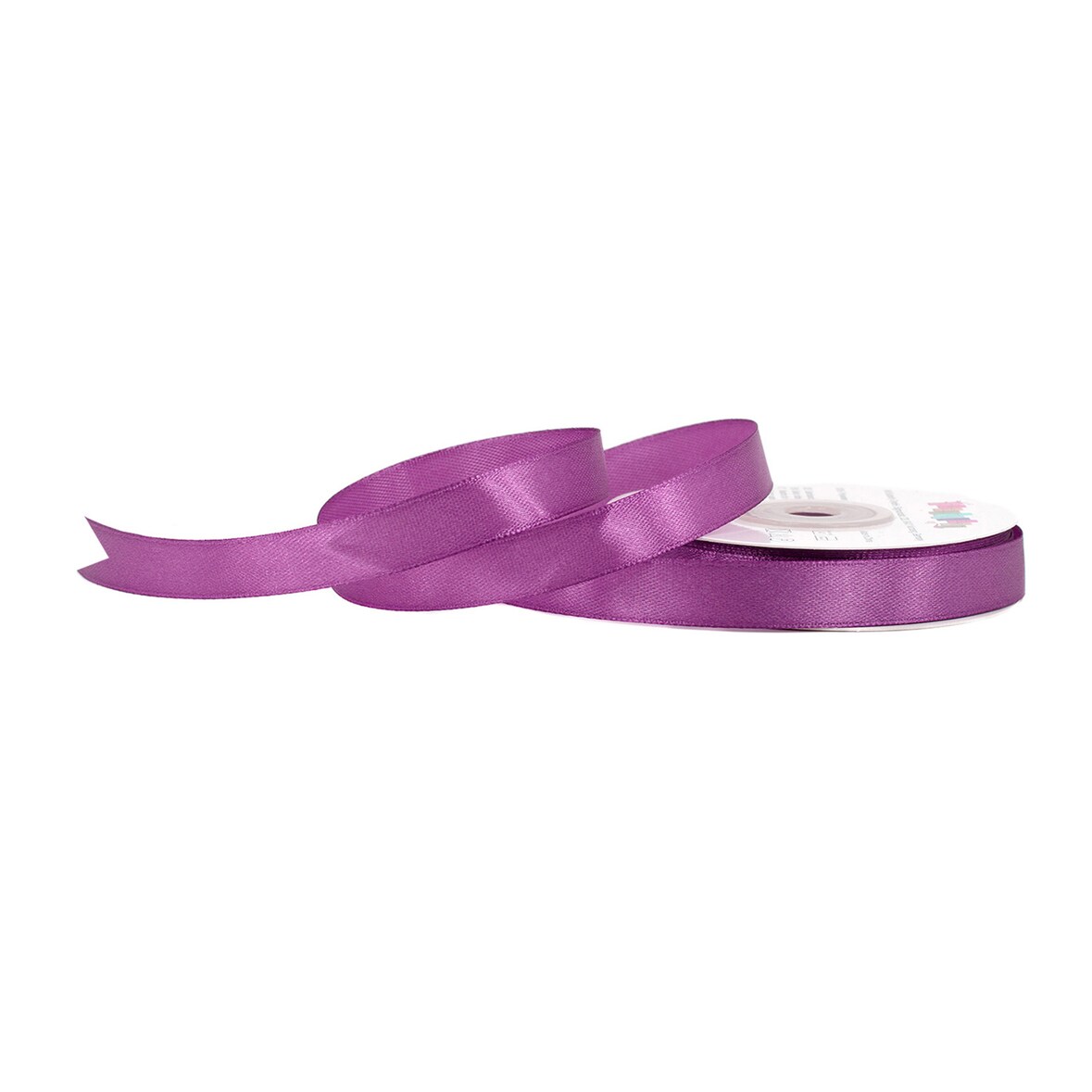12mm Satinband 25m Schleifenband Geschenkband Deko Stoffband Bastelband Pflaume