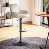 thumbnail of Barhocker FineBuy Küchenhocker Samt Hocker Bistrohocker Barstuhl Drehbar Modern