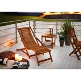 thumbnail of Sonnenliege Gartenliege aus Akazienholz 150 cm FUKI