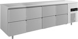 thumbnail of A&S Kühltisch -2 bis +8°C 2330x700x850mm mit 4x zwei Schubladen