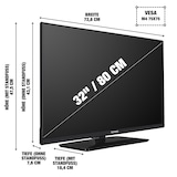 thumbnail of Telefunken D32Q751X2CW QLED Fernseher 32 Zoll Android Smart TV Full HD, HDR TV, Triple-Tuner (2026)