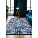 thumbnail of Persischer Teppich Antik-Optik | 200x290cm, Florhöhe 9mm, Gesamthöhe 12mm | Dunkelblau | Langlebig | Großer Wohnraum | LODI-Lambro | Kadima Design