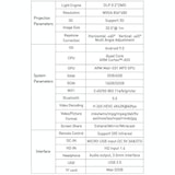 thumbnail of Pico Projecteur DLP 2Go+16Go Vidéoprojecteur Android 9 Wifi Bluetooth YONIS