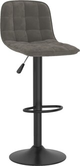 thumbnail of vidaXL Barhocker 2 Stk. Dunkelgrau Samt