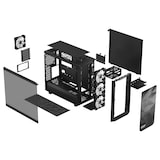 thumbnail of PC- Gehäuse Fractal Meshify 2 Lite RGB TG Tint - schwarz