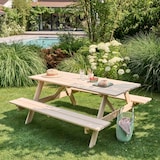 thumbnail of Mesa de picnic de madera