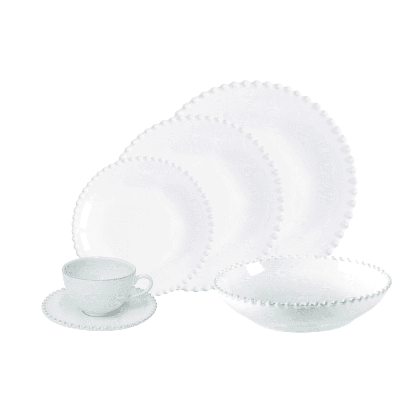 Vajilla Pearl Costa Nova 30 Piezas Plato Hondo