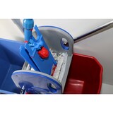 thumbnail of CleanSV® Wischset chrom Laschenmop 40 cm, Ablage + 5 L- Eimer, Reinigungswagen 1 x 18 Liter Eimer, Bodenwischer, Putzwagen