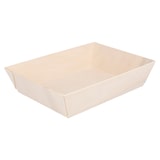 thumbnail of Barquillas Comida  18X13X4 Cm Natural Madera (50 unidades)
