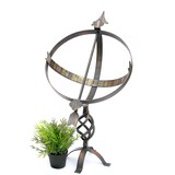 thumbnail of DanDiBo Sonnenuhr Garten Groß Metall Patina Schmiedeeisen Deko Wetterfest 70 cm Gartenuhr Uhr