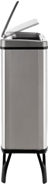 thumbnail of WellHome - 2er-Set Intelligenter Mülleimer 50L in Grau mit Magnetetiketten 35,5x26x83,5 cm