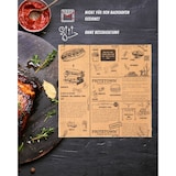 thumbnail of Einschlagpapier fettabweisend 25x25 cm Braun – 100 Blatt | FRITZTOWN® DELI Paper | Burgerpapier | Sandwichpapier  |  Verpackungspapier Lebensmittel