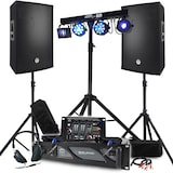 thumbnail of Pack Sono BM SONIC 4400W Amplificateur 2000W, Enceintes 15" avec Pieds, Table de Mixage, Euphoria Portique + 48 effets lumière