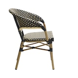 thumbnail of METRO PROFESSIONAL Fauteuil de terrasse FLORE, aluminium/plastique, aspect bambou, empliable, marron/noir