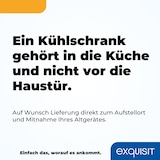 thumbnail of Exquisit Einbaukühlschrank ohne gefrierfach, 88 cm, 135 Liter, Festtüre, Schnellkühlen, 3 Ablagen, Türanschlag wechselbar, EKS5131-V-FE-090E