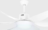 thumbnail of Ventilador de techo con luz Orbegozo CP 100138, motor DC, 6 aspas, 5 velocidades, mando a distancia, temporizador, 138 cm de diámetro, 50 W