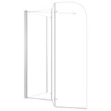 thumbnail of vidaXL Duschabtrennung 120x69x130 cm Hartglas Transparent