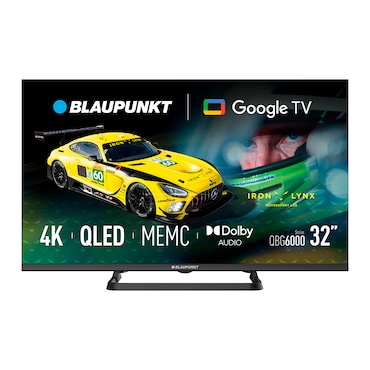 Blaupunkt Smart TV QLED Full HD 32” Serie QBG Google TV WiFi Dual Band Bluetooth 5.0 Negro –  32QBG6000S