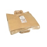 thumbnail of PAPSTAR 50 Tragetaschen, Papier 27 cm x 32 cm x 17 cm braun mit Tragegriff
