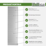 thumbnail of TRUTZHOLM 1x Eventrampe 214 cm Traglast 600kg Alu grau geriffelt Rampe Auffahrrampe Verladerampe