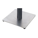 thumbnail of METRO PROFESSIONAL Table haute Gastro Barbados, alu/poly rotin, 70 x 70 cm, plateau imitation pierre, noire