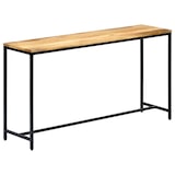 thumbnail of Table console 140 x 35 x 76 cm Bois de manguier massif brut Modèle Sirius Line