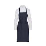 thumbnail of LISBON - Cotton Heavyweight Bib Apron with Pocket: One Size / Navy