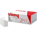 thumbnail of Viking Falthandtücher Z-falz Weiß 2-lagig 21 x 24 cm 3750 Blatt