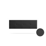 thumbnail of Testiera Imbottita NAPOLI Similpelle 145x50x5 cm - Nero - Moonia