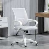 thumbnail of HOMCOM silla de oficina de malla silla de escritorio giratoria con altura ajustable función de basculante y reposabrazos carga 120 kg gris