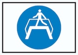 thumbnail of Übergang benutzen Symbol Schild A2 (420x594mm)