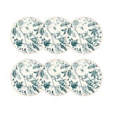 thumbnail of Novastyl - Lot 6 assiettes plates botanic 27cm en porcelaine
