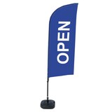thumbnail of Showdown Beachflag - Komplett-Set - Open Englisch - Blau/Schwarz