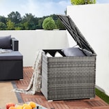 thumbnail of CASARIA® Polyrattan Auflagenbox quadratisch 75x75x70cm grau