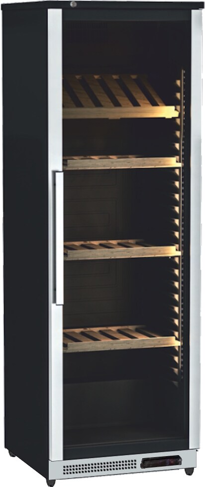 Gekühlter weinexpositor 400 liter. 72 flaschen. holzboden - 620x655x1850 mm - 260 W 230/1V - 15EV3626 Eurast