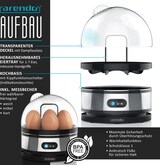 thumbnail of Arendo Frühstücksset 2-teilig, Eierkocher SEVENCOOK, 4-Scheiben Langschlitztoaster, Silber