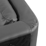 thumbnail of Loungesofa VINTALUX Kunstleder 2-Sitzer retro grau hjh LIVING