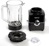 thumbnail of Camry CR 4050 Batidora Vaso Americana, Jarra Cristal 1,5 L, 2 Velocidades, PicaHielo, Cuchillas Acero Inox. 500W Negro