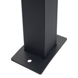 thumbnail of Standfuß für Paketkasten HWC-K41, Befestigungsständer Briefkasten Paketkastenständer, verzinkter Stahl ~ anthrazit