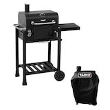 thumbnail of TAINO HERO Set Smoker kleine BBQ barbecuetrolley Houtskoolbarbecue Gasbarbecue Combigrill Barbecuetrolley Afdekhoes motorkap